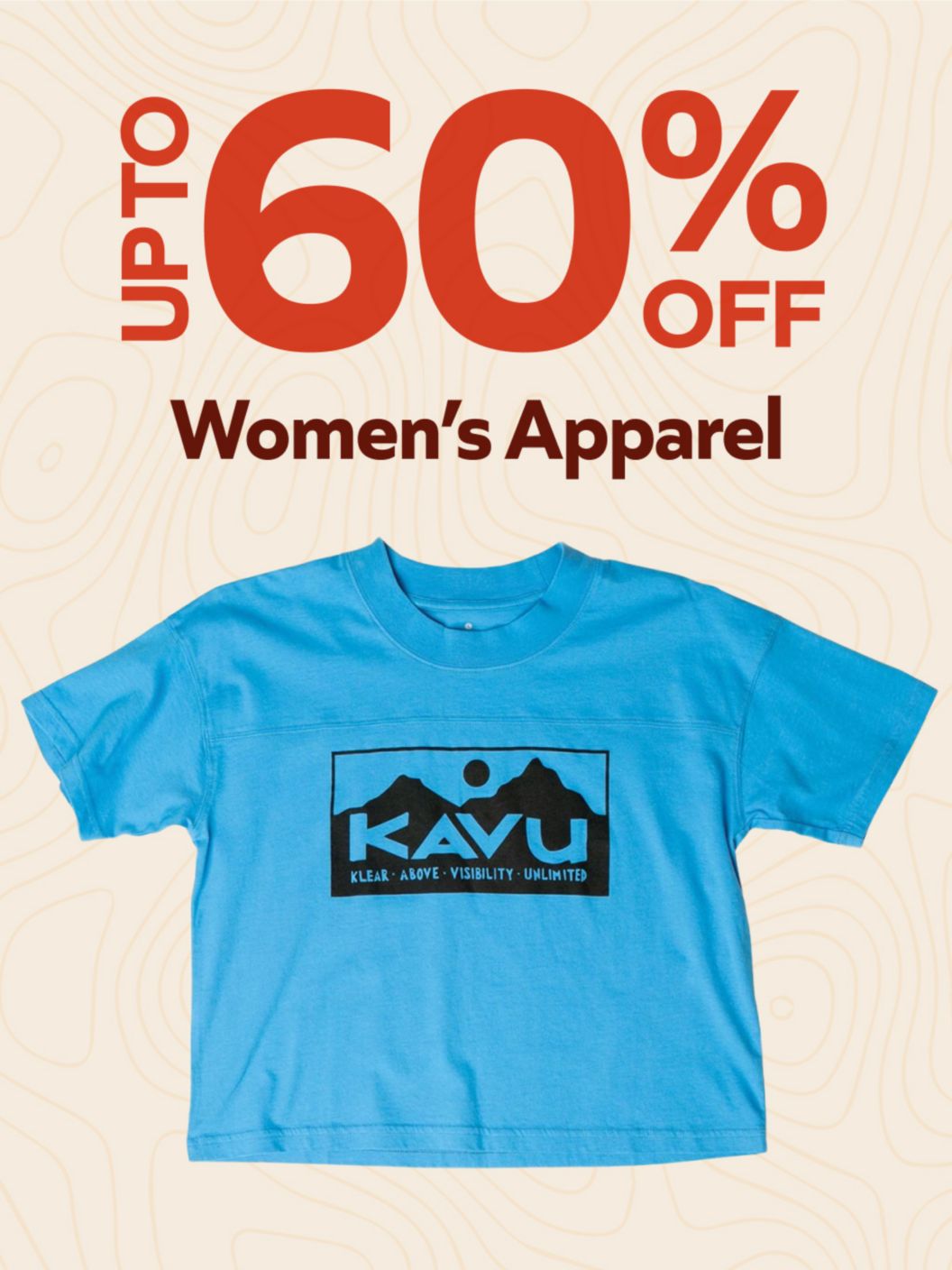 Women's Apparel up to 60% off 